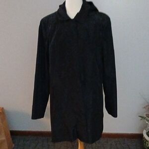 Relativity Classic Black Trench Coat